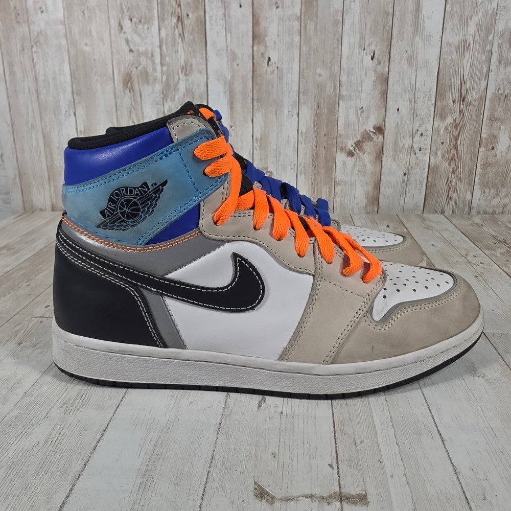 Air Jordan 1 High OG DC6515 100 Mens Size 9 Multi Color Swoosh